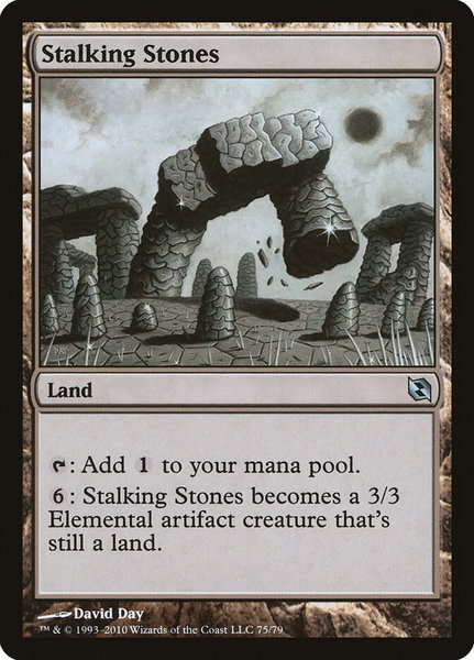 Stalking Stones - Duel Decks: Elspeth vs. Tezzeret Magic: The Gathering trading card