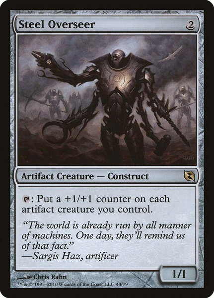 Steel Overseer - Duel Decks: Elspeth vs. Tezzeret Magic: The Gathering trading card