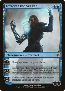 Tezzeret the Seeker - Duel Decks: Elspeth vs. Tezzeret (DDF) #39 - Mythic Rare Magic: The Gathering Trading Card