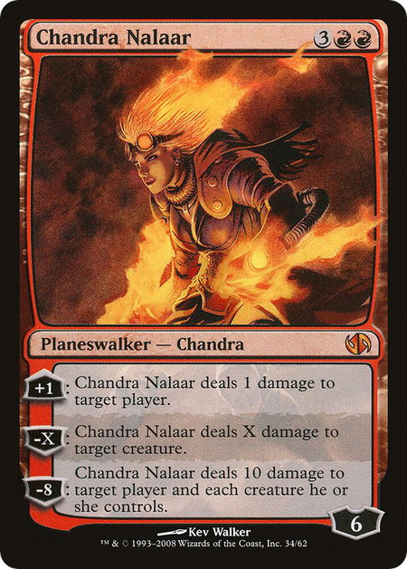 Chandra Nalaar - Duel Decks: Jace vs. Chandra Magic: The Gathering trading card