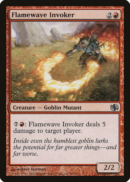 Flamewave Invoker - Duel Decks: Jace vs. Chandra Magic: The Gathering trading card