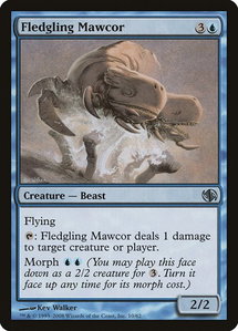 Fledgling Mawcor - Duel Decks: Jace vs. Chandra (DD2) #10 - Uncommon Magic: The Gathering Trading Card
