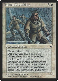 Icatian Skirmishers - Fallen Empires (FEM) #14 - Rare Magic: The Gathering Trading Card