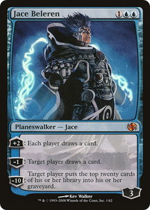 Jace Beleren - Duel Decks: Jace vs. Chandra (DD2) #1 - Mythic Rare Magic: The Gathering Trading Card