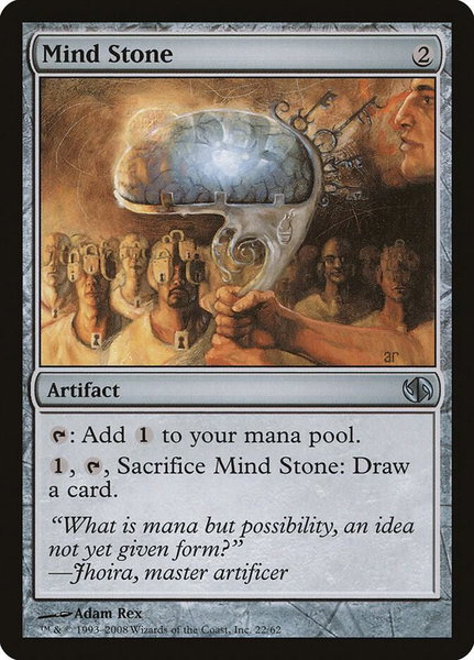 Mind Stone trading card from Duel Decks: Jace vs. Chandra Mind Stone - Duel Decks: Jace vs. Chandra Magic: The Gathering trading card