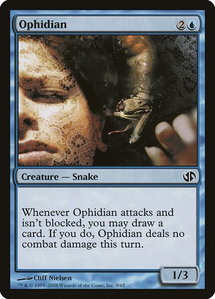 Ophidian - Duel Decks: Jace vs. Chandra (DD2) #9 - Common Magic: The Gathering Trading Card