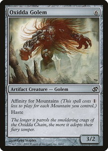 Oxidda Golem - Duel Decks: Jace vs. Chandra (DD2) #46 - Common Magic: The Gathering Trading Card