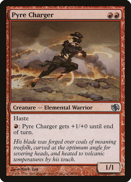 Pyre Charger - Duel Decks: Jace vs. Chandra Magic: The Gathering trading card