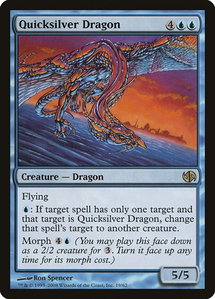 Quicksilver Dragon - Duel Decks: Jace vs. Chandra (DD2) #19 - Rare Magic: The Gathering Trading Card