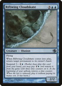 Riftwing Cloudskate - Duel Decks: Jace vs. Chandra (DD2) #15 - Uncommon Magic: The Gathering Trading Card