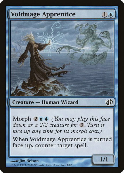 Voidmage Apprentice trading card from Duel Decks: Jace vs. Chandra Voidmage Apprentice - Duel Decks: Jace vs. Chandra Magic: The Gathering trading card