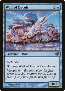 Wall of Deceit - Duel Decks: Jace vs. Chandra (DD2) #5 - Uncommon Magic: The Gathering Trading Card