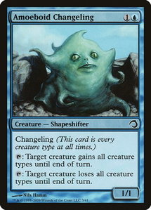 Amoeboid Changeling - Premium Deck Series: Slivers (PDS) #3 - Common Magic: The Gathering Trading Card