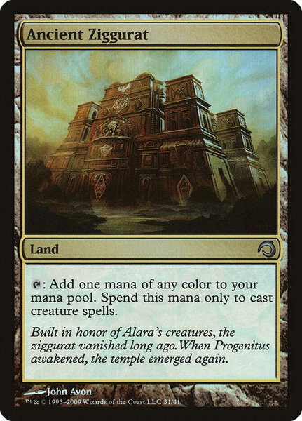 Ancient Ziggurat - Premium Deck Series: Slivers Magic: The Gathering trading card