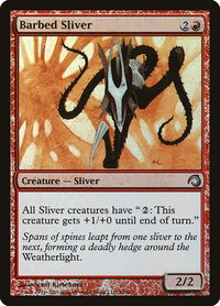 Barbed Sliver - Premium Deck Series: Slivers (PDS) #18 - Uncommon Magic: The Gathering Trading Card