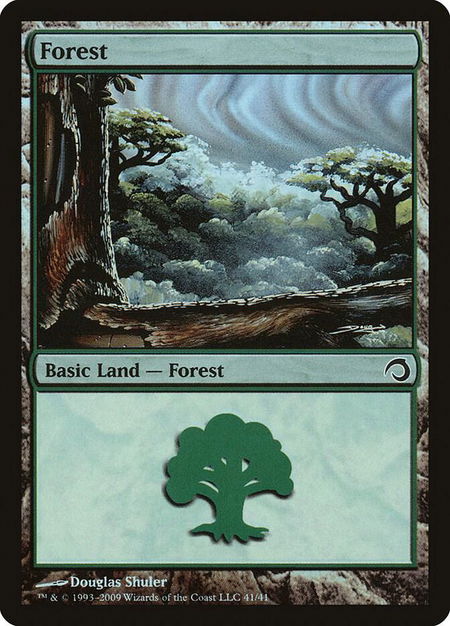 Forest (41) trading card from Premium Deck Series: Slivers Forest (41) - Premium Deck Series: Slivers Magic: The Gathering trading card