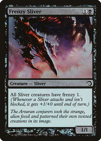 Frenzy Sliver - Premium Deck Series: Slivers (PDS) #6 - Common Magic: The Gathering Trading Card