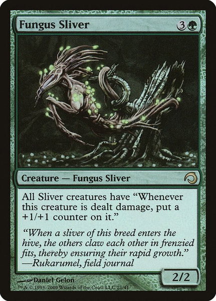 Fungus Sliver - Premium Deck Series: Slivers Magic: The Gathering trading card