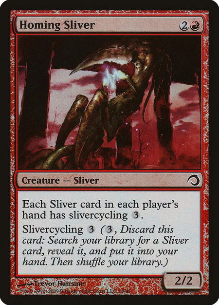 Homing Sliver trading card from Premium Deck Series: Slivers Homing Sliver - Premium Deck Series: Slivers Magic: The Gathering trading card