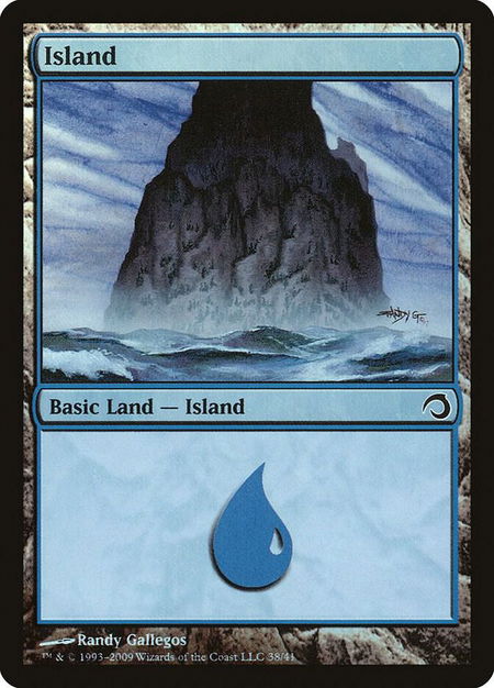 Island (38) trading card from Premium Deck Series: Slivers Island (38) - Premium Deck Series: Slivers Magic: The Gathering trading card