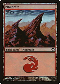 Mountain (40) - Premium Deck Series: Slivers (PDS) #40 - Land Magic: The Gathering Trading Card