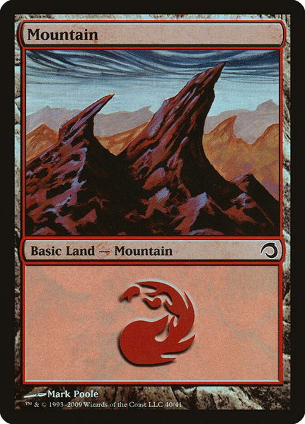 Mountain (40) - Premium Deck Series: Slivers Magic: The Gathering trading card