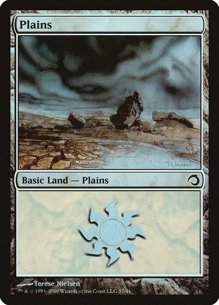 Plains (37) - Premium Deck Series: Slivers Magic: The Gathering trading card