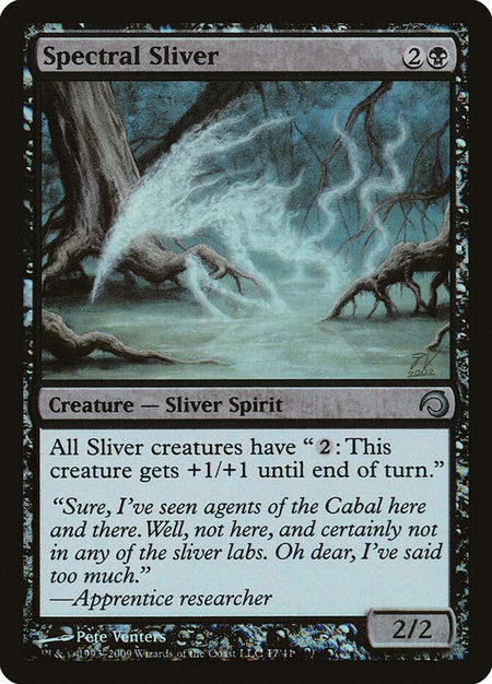 Spectral Sliver trading card from Premium Deck Series: Slivers Spectral Sliver - Premium Deck Series: Slivers Magic: The Gathering trading card