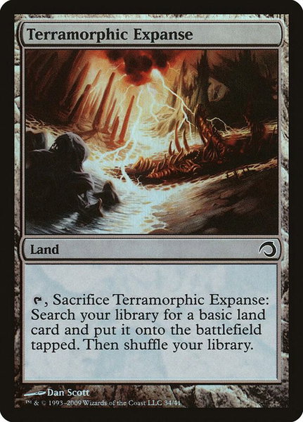 Terramorphic Expanse - Premium Deck Series: Slivers Magic: The Gathering trading card