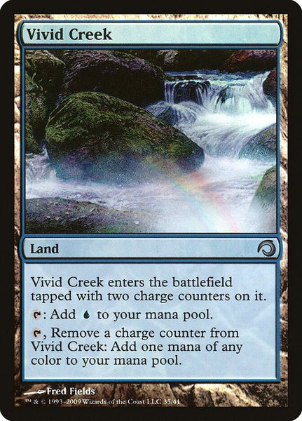Vivid Creek trading card from Premium Deck Series: Slivers Vivid Creek - Premium Deck Series: Slivers Magic: The Gathering trading card