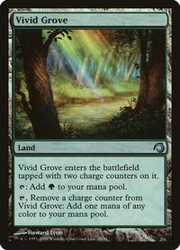 Vivid Grove - Premium Deck Series: Slivers (PDS) #36 - Uncommon Magic: The Gathering Trading Card