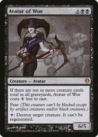 Avatar of Woe - Archenemy (ARC) #9 - Rare Magic: The Gathering Trading Card