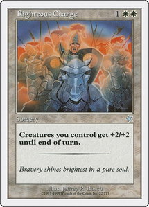 Righteous Charge - Starter 1999 (S99) #22 - Uncommon Magic: The Gathering Trading Card
