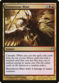Bituminous Blast - Archenemy (ARC) #81 - Uncommon Magic: The Gathering Trading Card