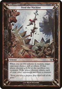 Feed the Machine (Archenemy) - Oversize Cards (OVER) #14★ - Common Magic: The Gathering Trading Card
