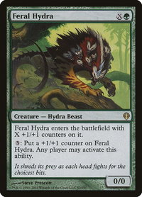 Feral Hydra - Archenemy (ARC) #53 - Rare Magic: The Gathering Trading Card