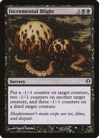 Incremental Blight - Archenemy (ARC) #17 - Uncommon Magic: The Gathering Trading Card
