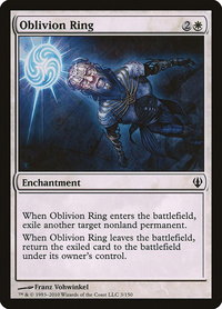 Oblivion Ring - Archenemy (ARC) #3 - Common Magic: The Gathering Trading Card