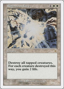 Righteous Fury - Starter 1999 (S99) #23 - Rare Magic: The Gathering Trading Card