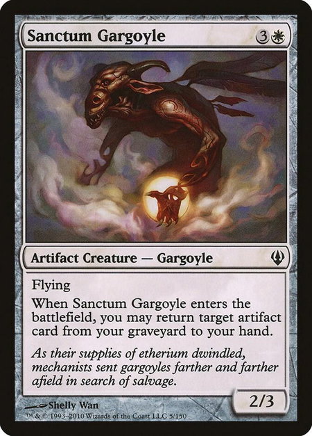Sanctum Gargoyle - Archenemy Magic: The Gathering trading card