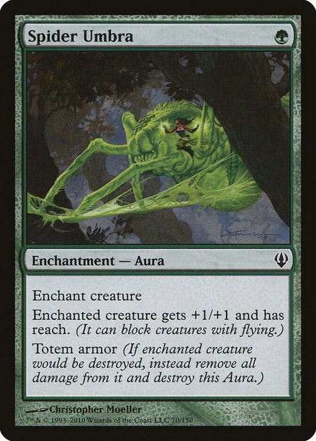Spider Umbra - Archenemy Magic: The Gathering trading card