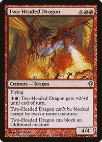 Two-Headed Dragon - Archenemy (ARC) #50 - Rare Magic: The Gathering Trading Card
