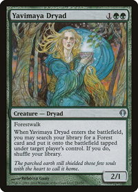 Yavimaya Dryad - Archenemy (ARC) #75 - Uncommon Magic: The Gathering Trading Card