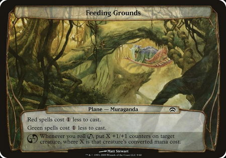 Feeding Grounds (Planechase) - Oversize Cards Magic: The Gathering trading card