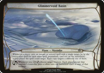 Glimmervoid Basin (Planechase) - Oversize Cards (OVER) #12 - Special Magic: The Gathering Trading Card