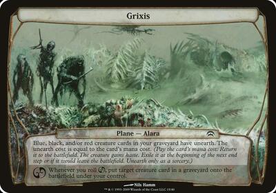 Grixis (Planechase) - Oversize Cards (OVER) #15 - Special Magic: The Gathering Trading Card