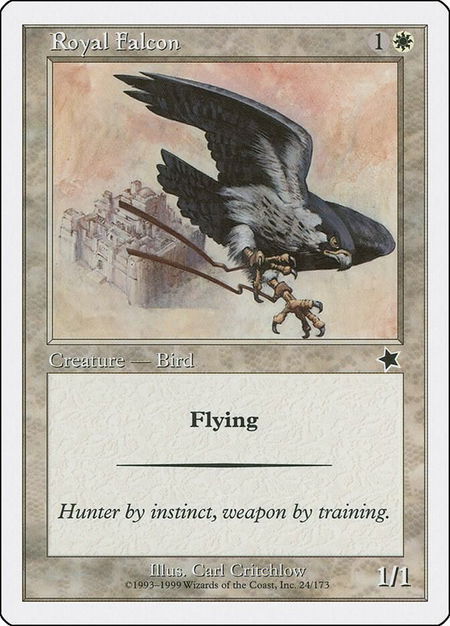 Royal Falcon - Starter 1999 Magic: The Gathering trading card