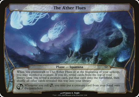 The Aether Flues (Planechase) - Oversize Cards Magic: The Gathering trading card