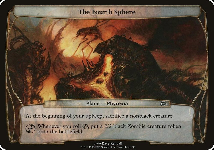 The Fourth Sphere (Planechase) - Oversize Cards Magic: The Gathering trading card