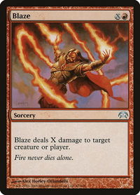 Blaze - Planechase (HOP) #47 - Uncommon Magic: The Gathering Trading Card
